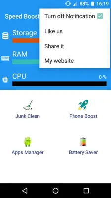 Speed Booster android App screenshot 9